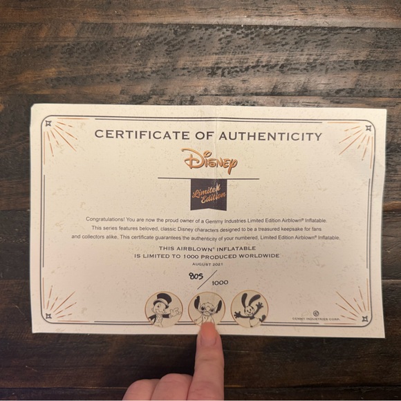 Stitch Disney Inflatable Character - Picture 3 of 4